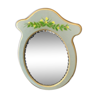 Miroir biseauté signé Fechet 52cm