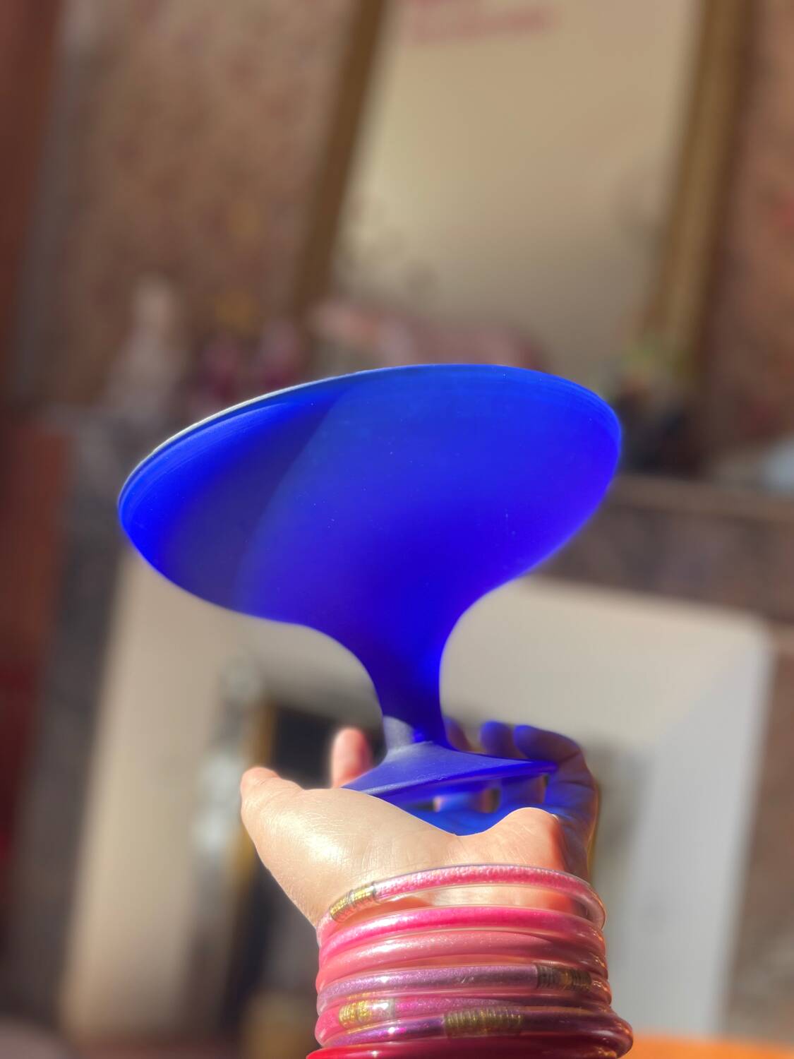 Frosted glass bowl