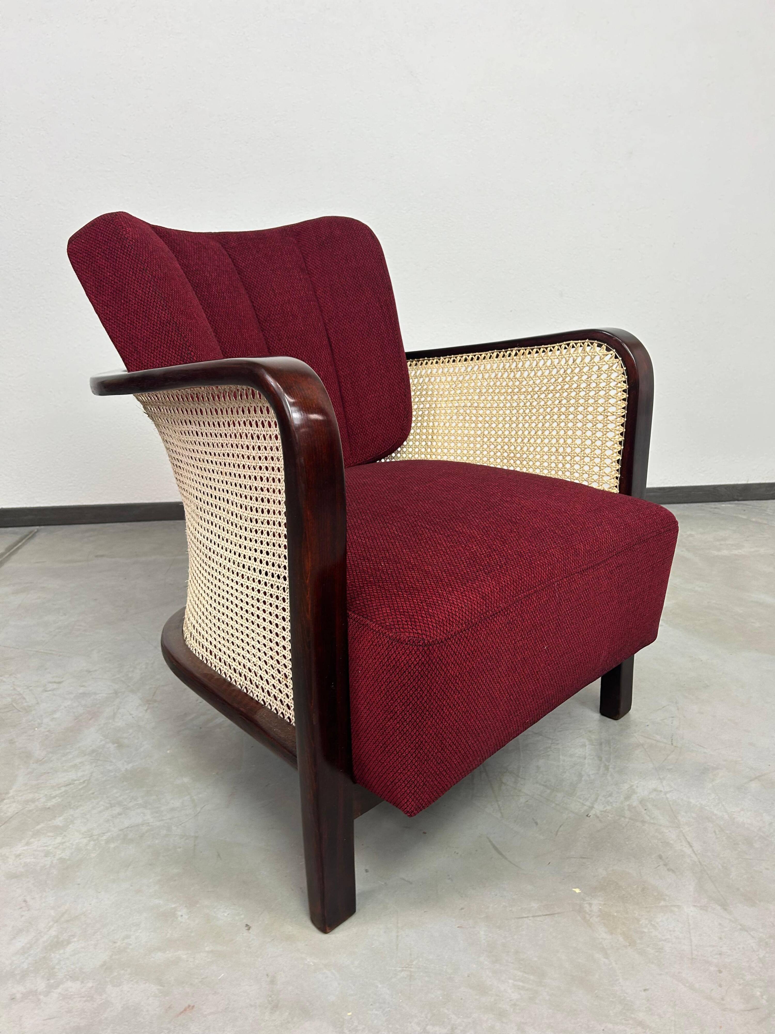 Art Deco Bauhaus armchairs by Lajos Kozma for Thonet Mundus