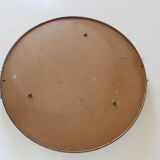 Round vintage mirror tray in Art Deco style