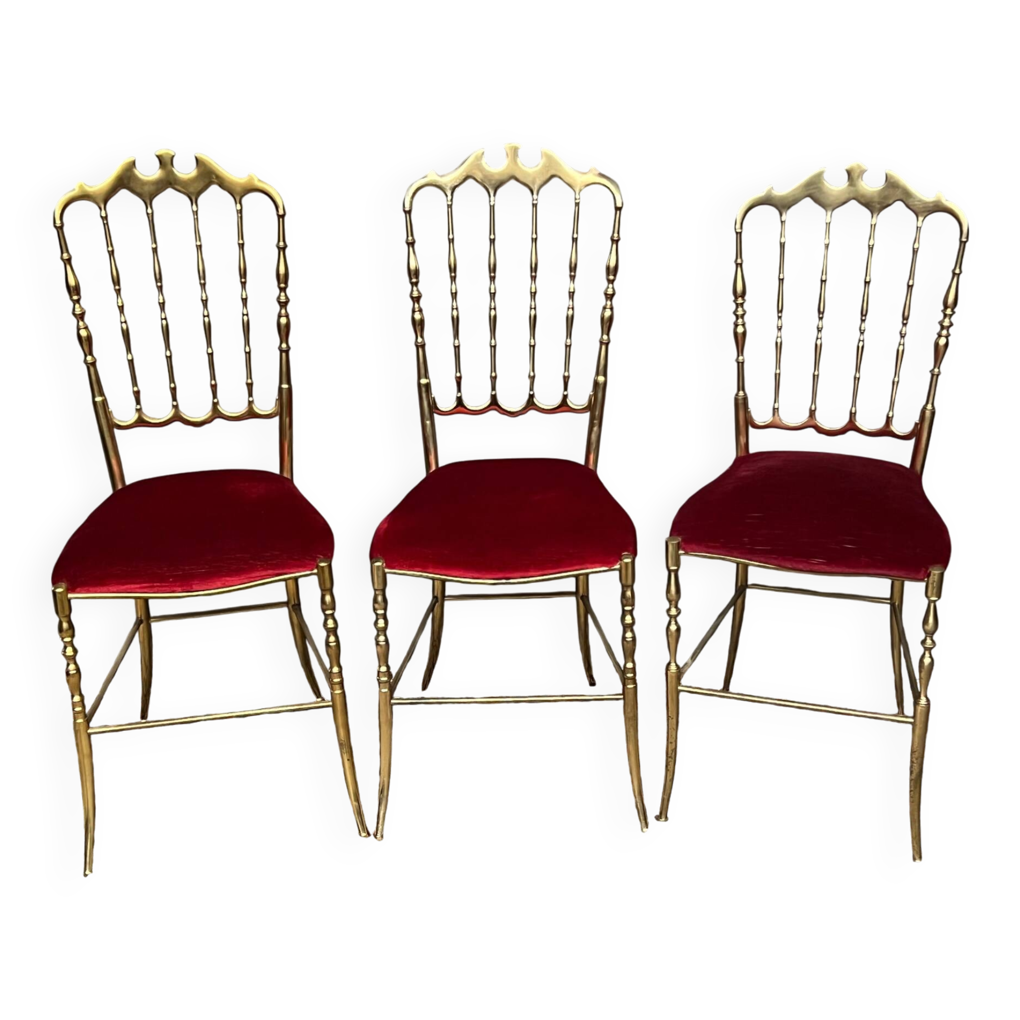 Chiavari. Set - chaise design de style Napoléon III.