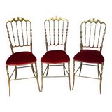 Chiavari. Set - designer chair in Napoleon III style.