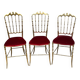 Chiavari. Set - chaise design de style Napoléon III.