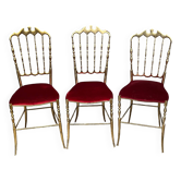Chiavari. Set - designer chair in Napoleon III style.