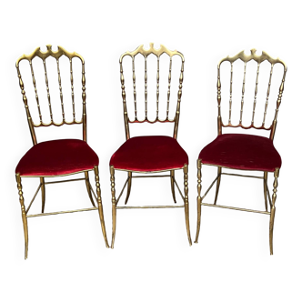 Chiavari. Set - designer chair in Napoleon III style.