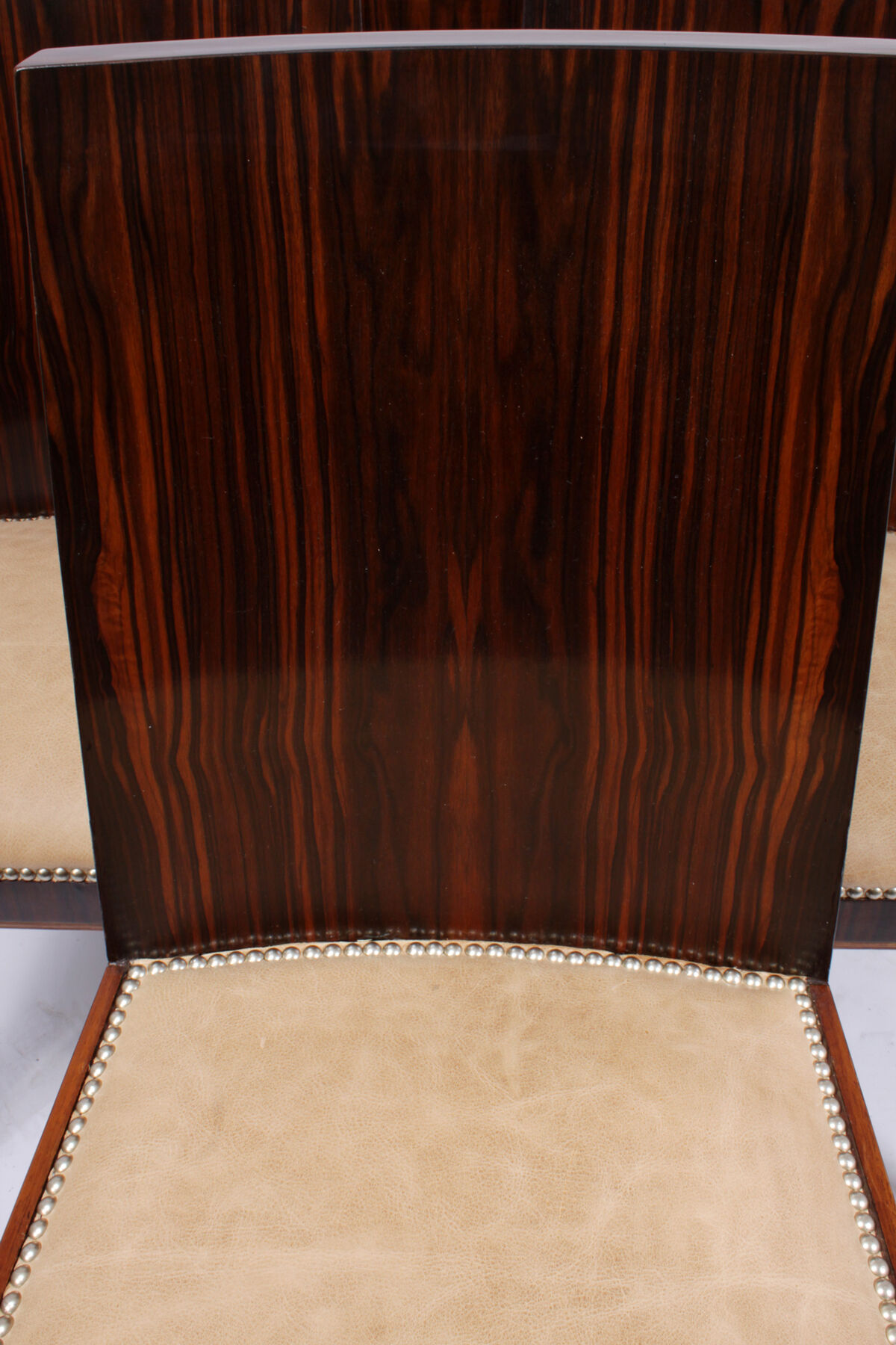 Art Deco macassar ebony dining chairs