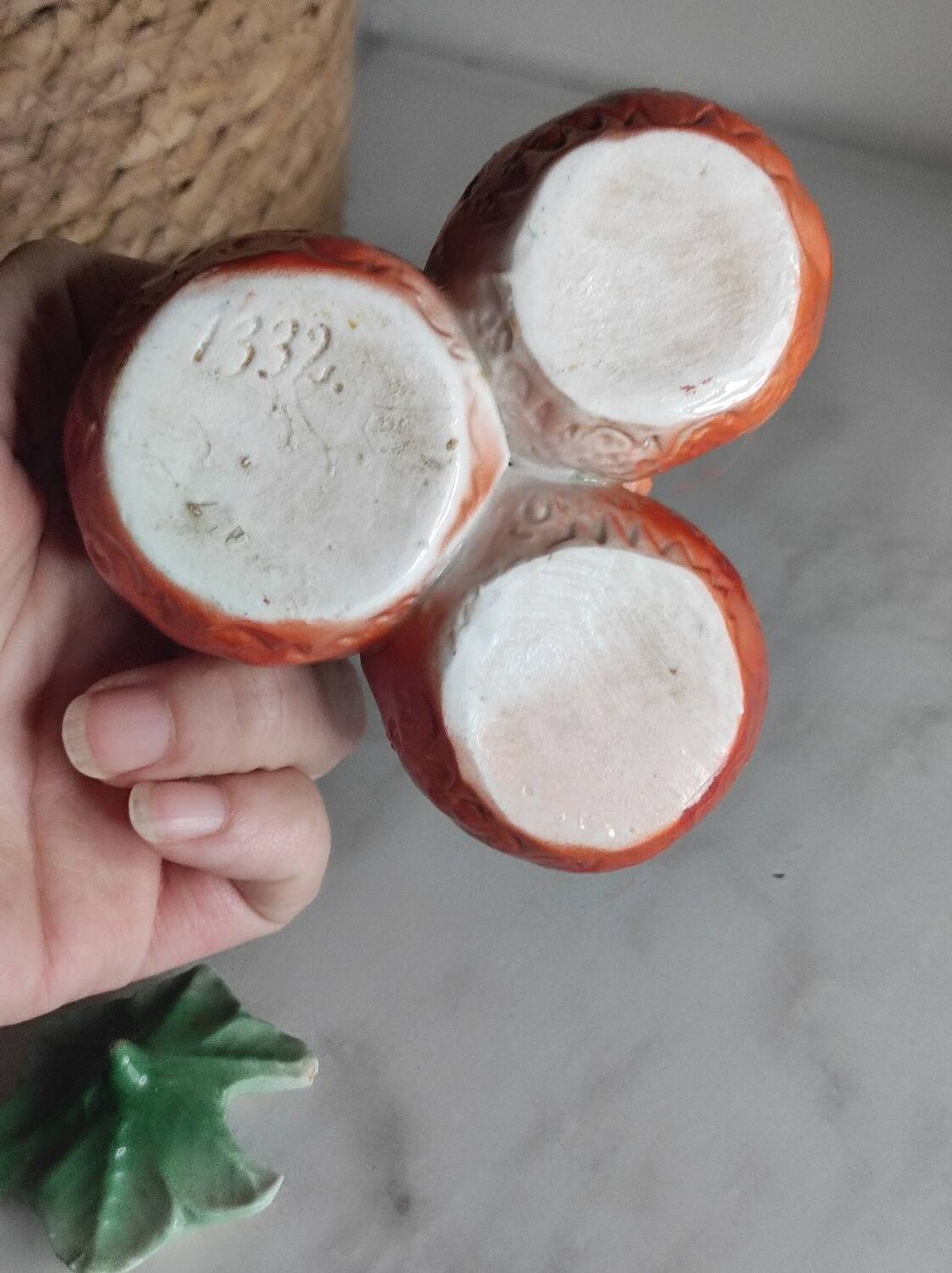 Salière poivrière pot a moutarde barbotine