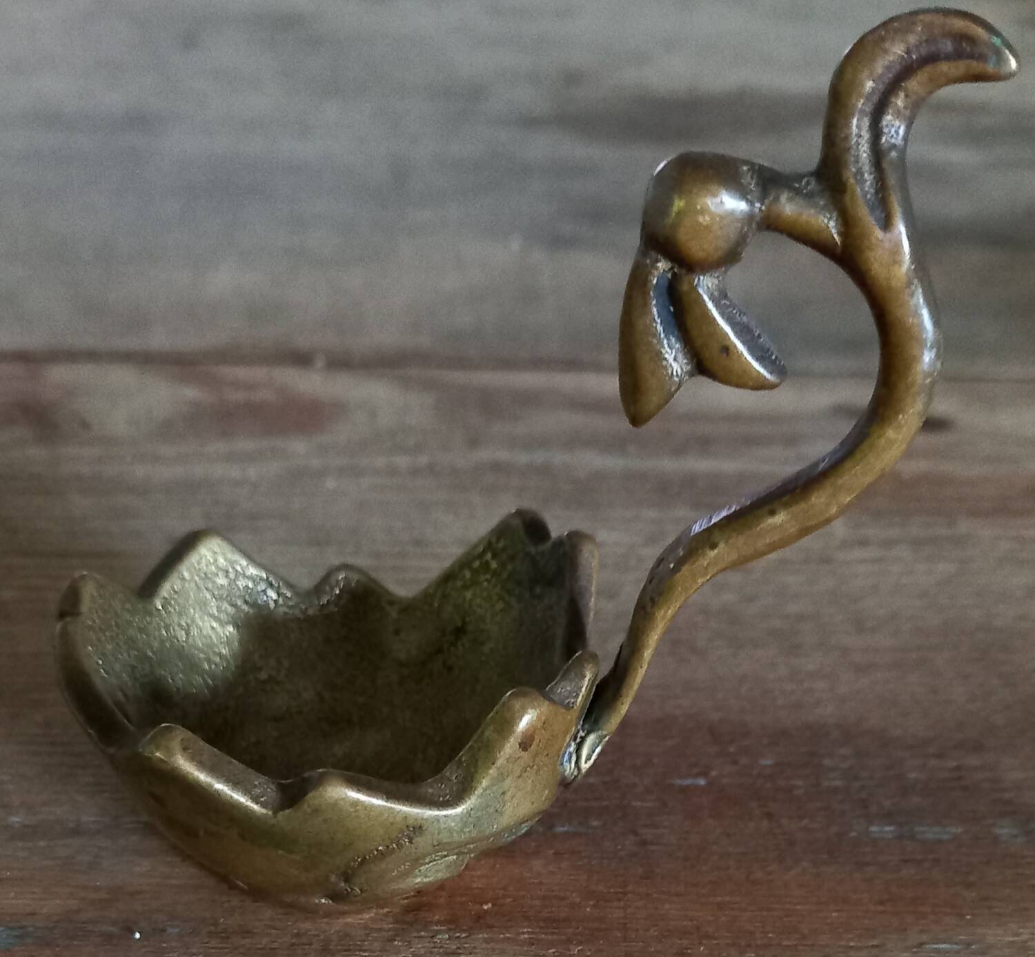 Brass candle holder