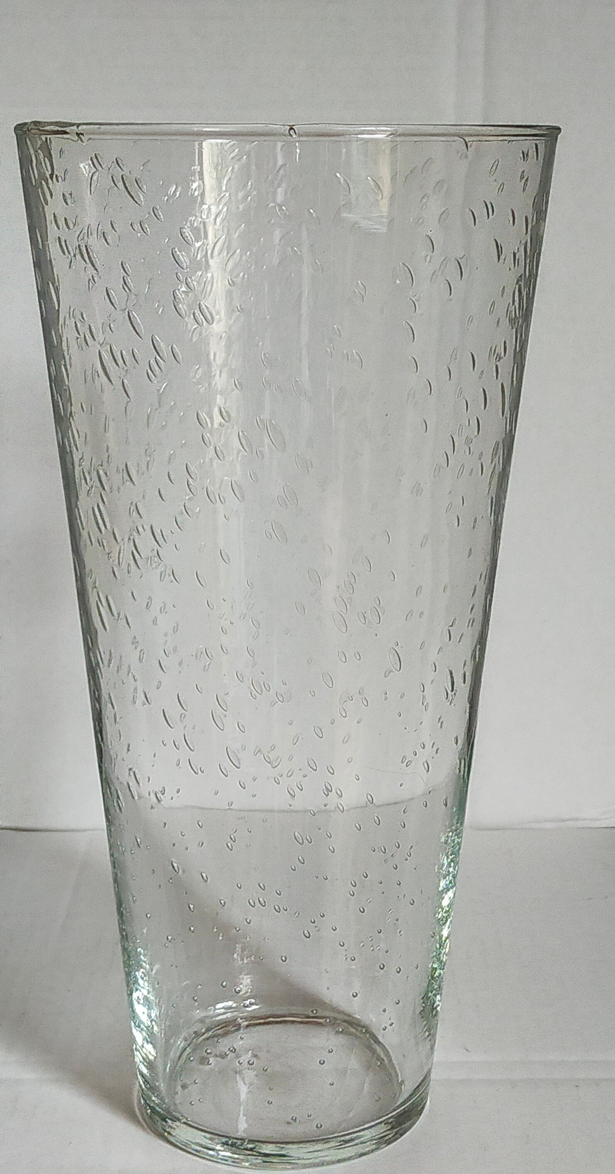 Vintage blown glass glass vase