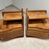 2 art deco bedside tables