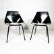 Tonneau chairs designed by Pierre Guairche for Steiner