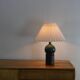 Sixties danish design ceramic tablelamp by Marianne Starck