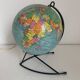Globe vintage 1960  terrestre Girard et Barrère verre - 27 cm