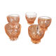Série de 5 verres shooter années 60