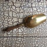 Old brass grocer's shovel or seed