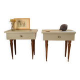 Pair of vintage bedside tables