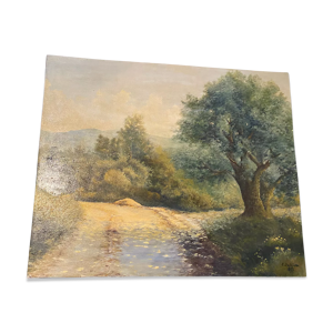 Peinture 'Chemin de sainte