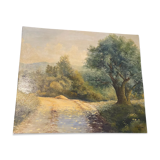 Painting 'Way of Holy Victory' J. Jullien