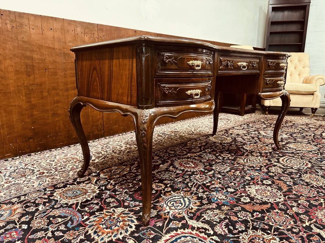 Classic English Rosewood Writing Table
