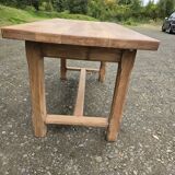Vintage solid oak farmhouse table
