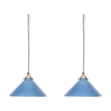 Set of 2 hanging lamps 1930