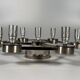 1960s 1970s Ceiling or Wall Lamp German Ice Glass Space Age Design