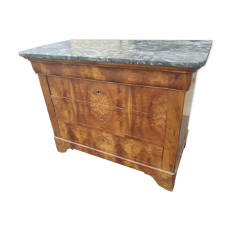 Medieval dresser Louis-Philippe in walnut