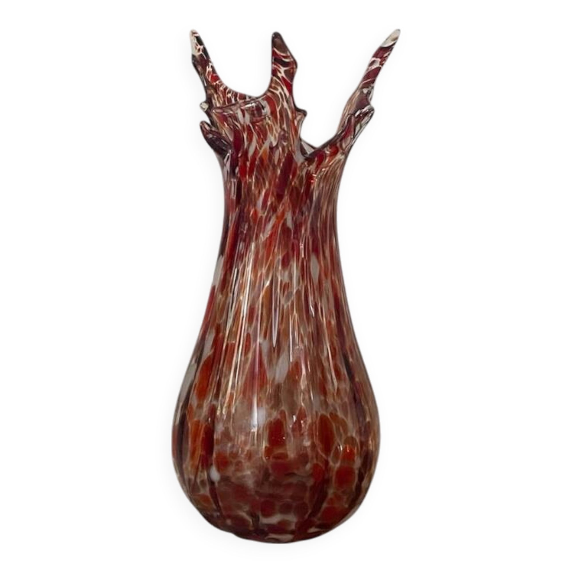 Vintage Murano Tricorn Vase