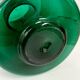 Pichet en verre soufflé vert vintage