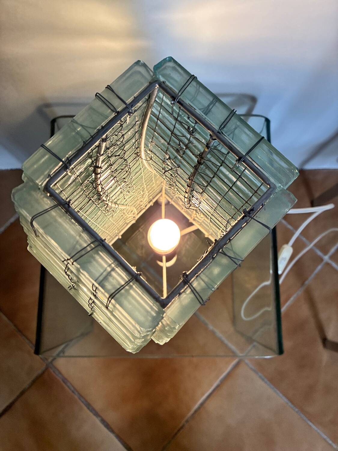 Glass lamp, 1980