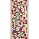 Vintage Turkish hand-knotted rug 45x96cm