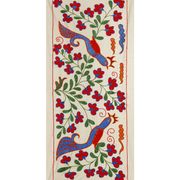 Vintage Turkish hand-knotted rug 45x96cm