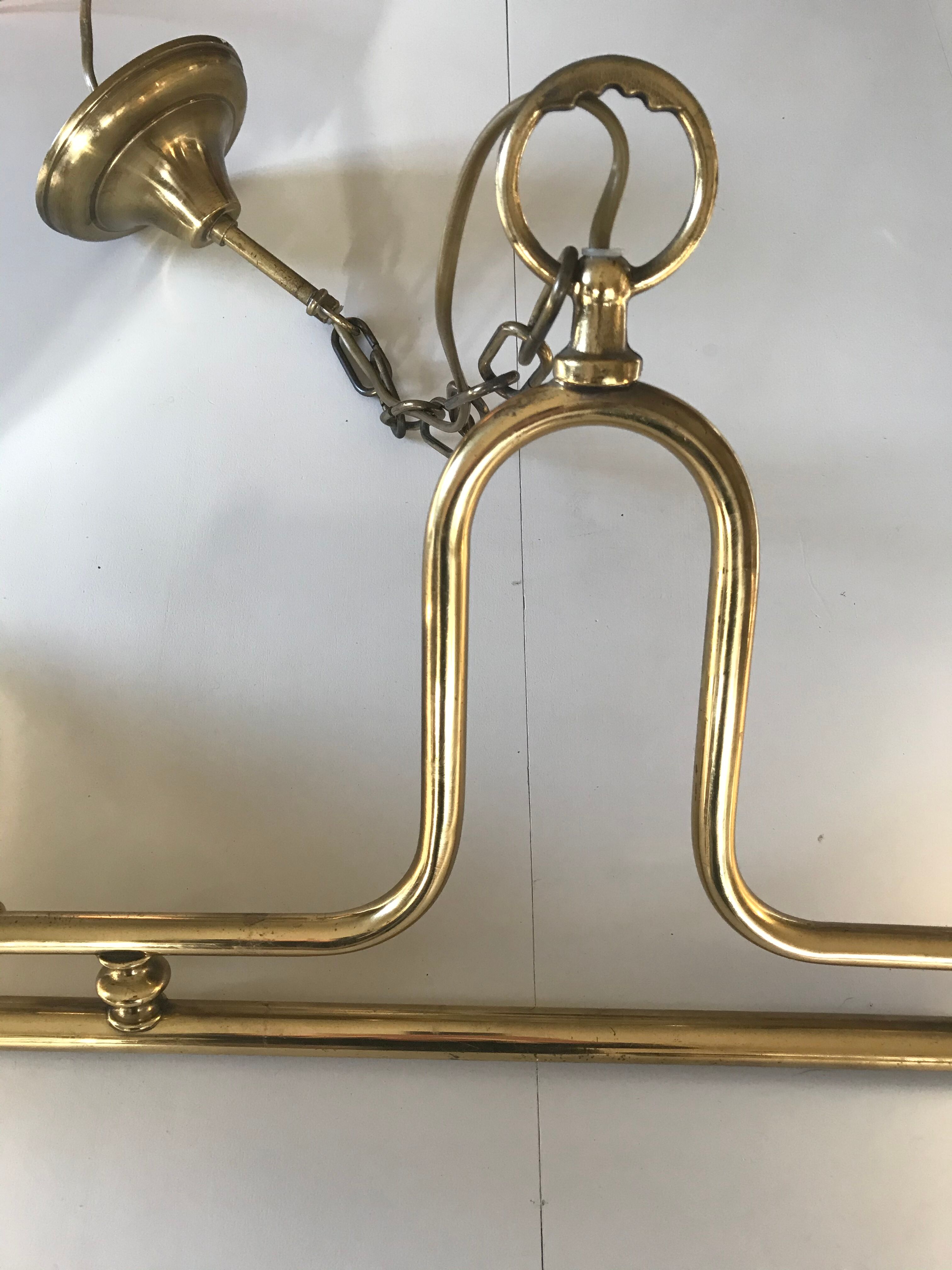 Vintage brass plafon