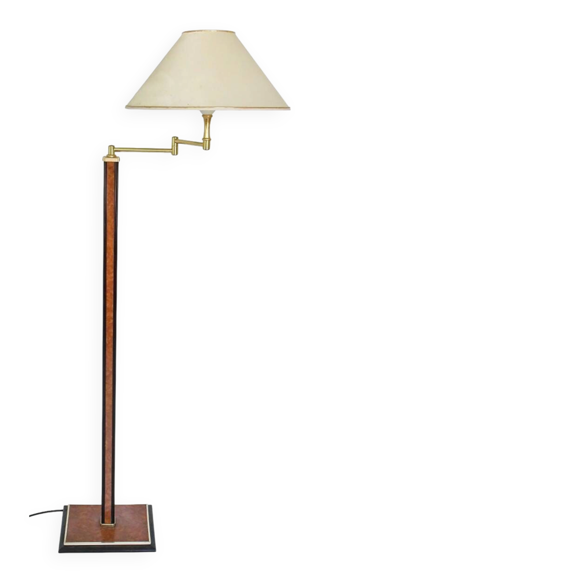 Lampadaire liseuse à bras articulé de Robert De Schuytener