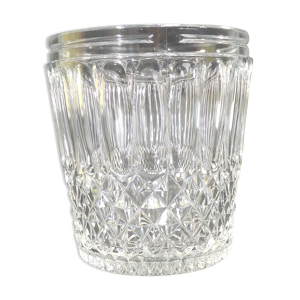 Vase seau a champagne verre moulé