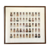 Table illustrations cricket players 30s