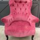Ancien fauteuil capitonné Napoléon III
