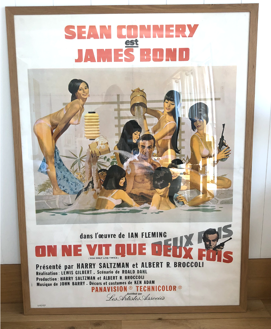 Original james bond poster