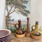 Set of 15 cm ceramic bread plates