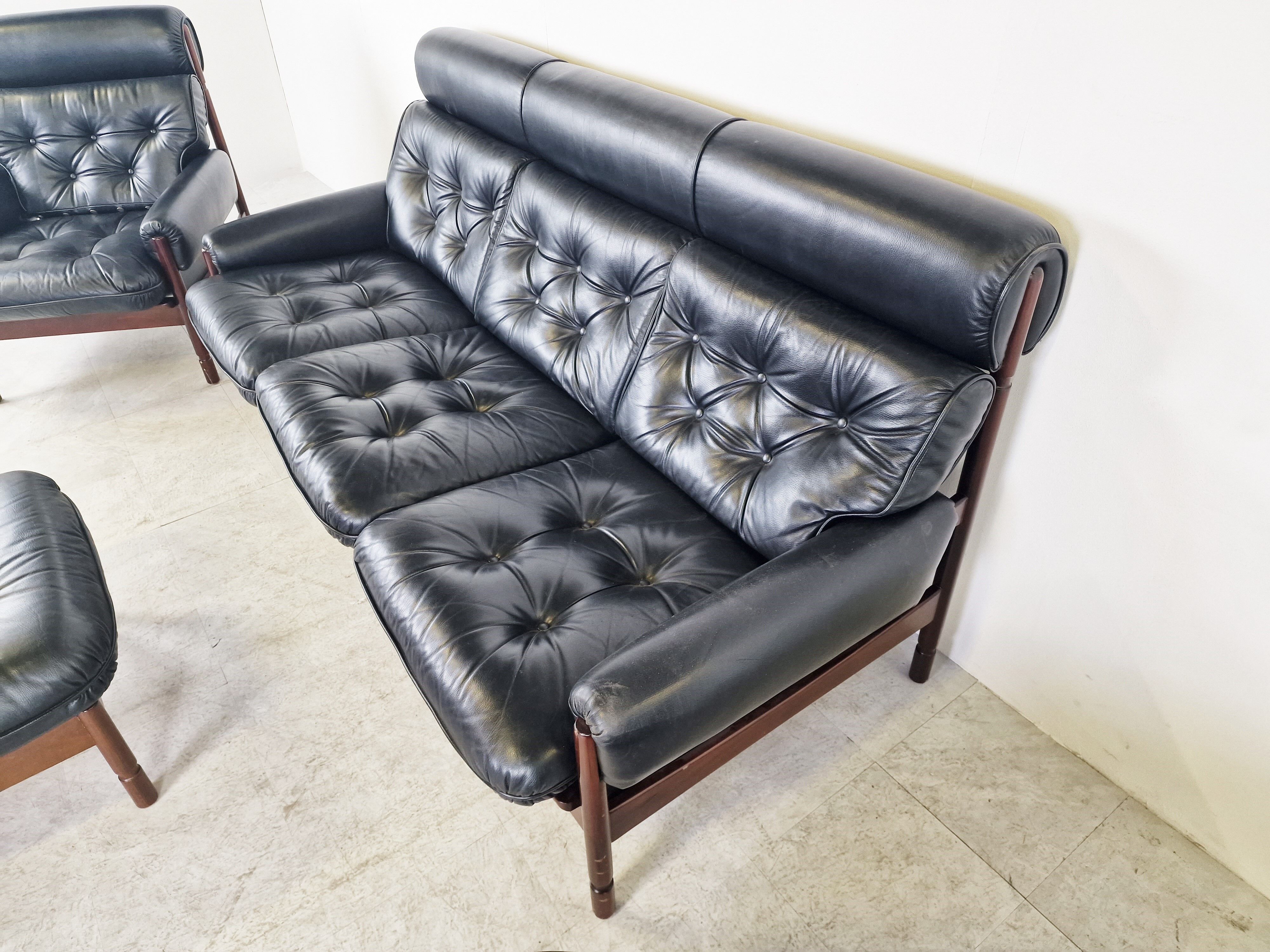 Mid century scandinavian sofa set, 1960s