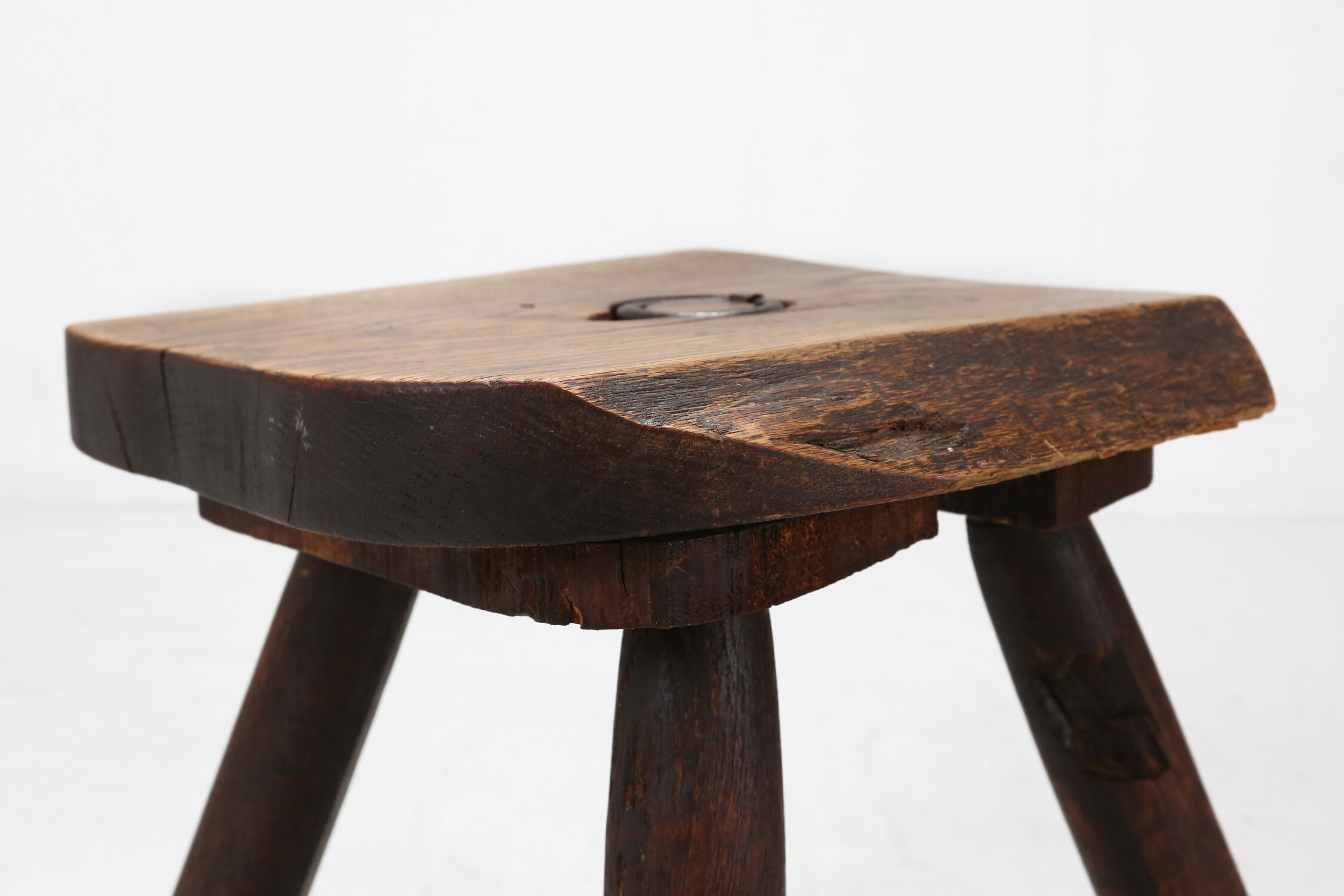 Rustic wooden stool ca.1900