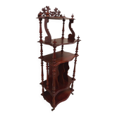 Partition and music cabinet Napoleon III in red wood – Late 19th century