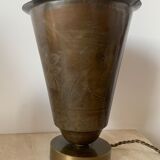 Art Deco table lamp signed A. Ducobu