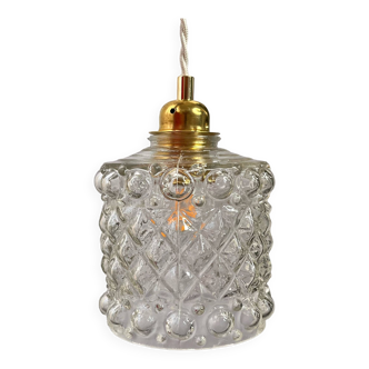 Bubble glass pendant light - Béa model