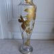 Art Nouveau era blown glass vase 1900