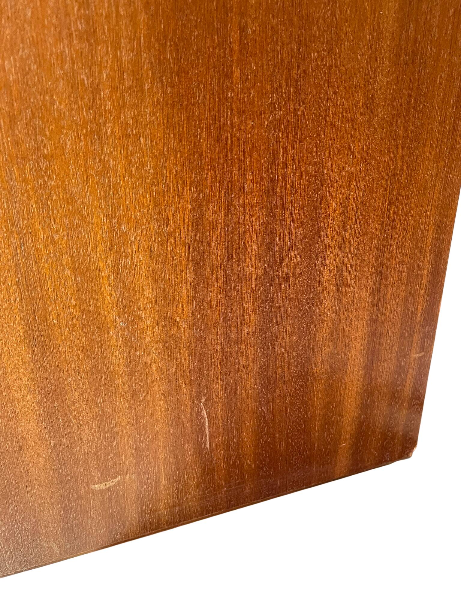 Vintage 1960s/1970s Filing Cabinet with 3 Curtains