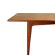 Table basse teck danoise années 60, design scandinave organique