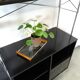 Deens design Denka modulaire kast met chromen houders en planken