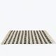 Tapis kilim ethnique blanc et noir