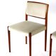 Set of 4 Niels O Möller model 80 chairs